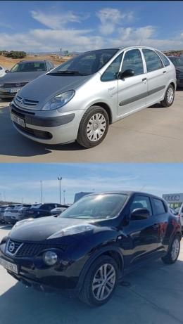 371   -  VW ALDAUTO-LOTE 2 UNIDADES-Nissan  JUKE AUTOMATICO 2012 121.000KM Y PICASSO 66.000KM 2008